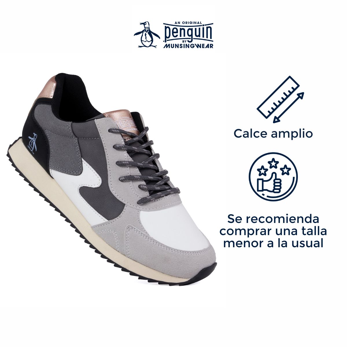 Tenis Style Aura Gris