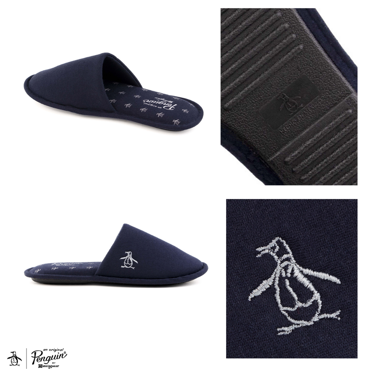 Pantufla Original Penguin Style Olivia Azul Marino