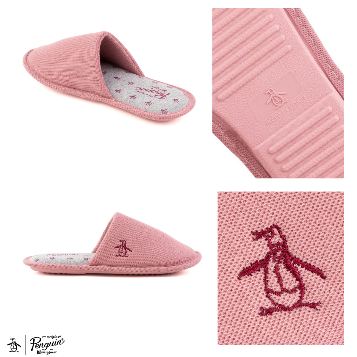 Pantufla Original Penguin Style Olivia Rosa