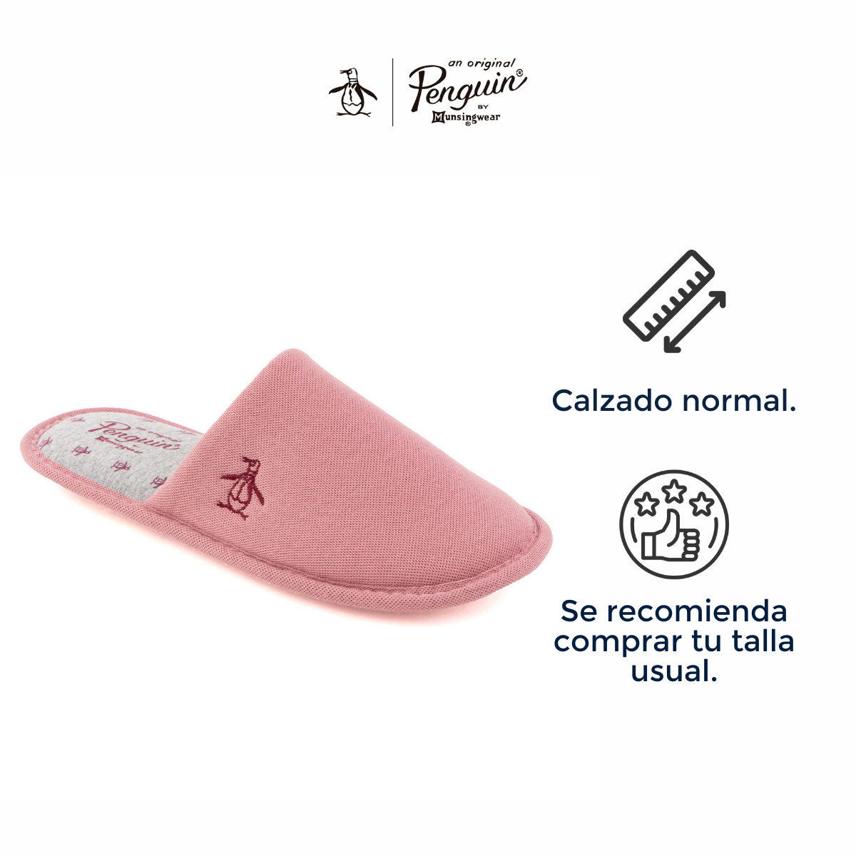 Pantufla Original Penguin Style Olivia Rosa