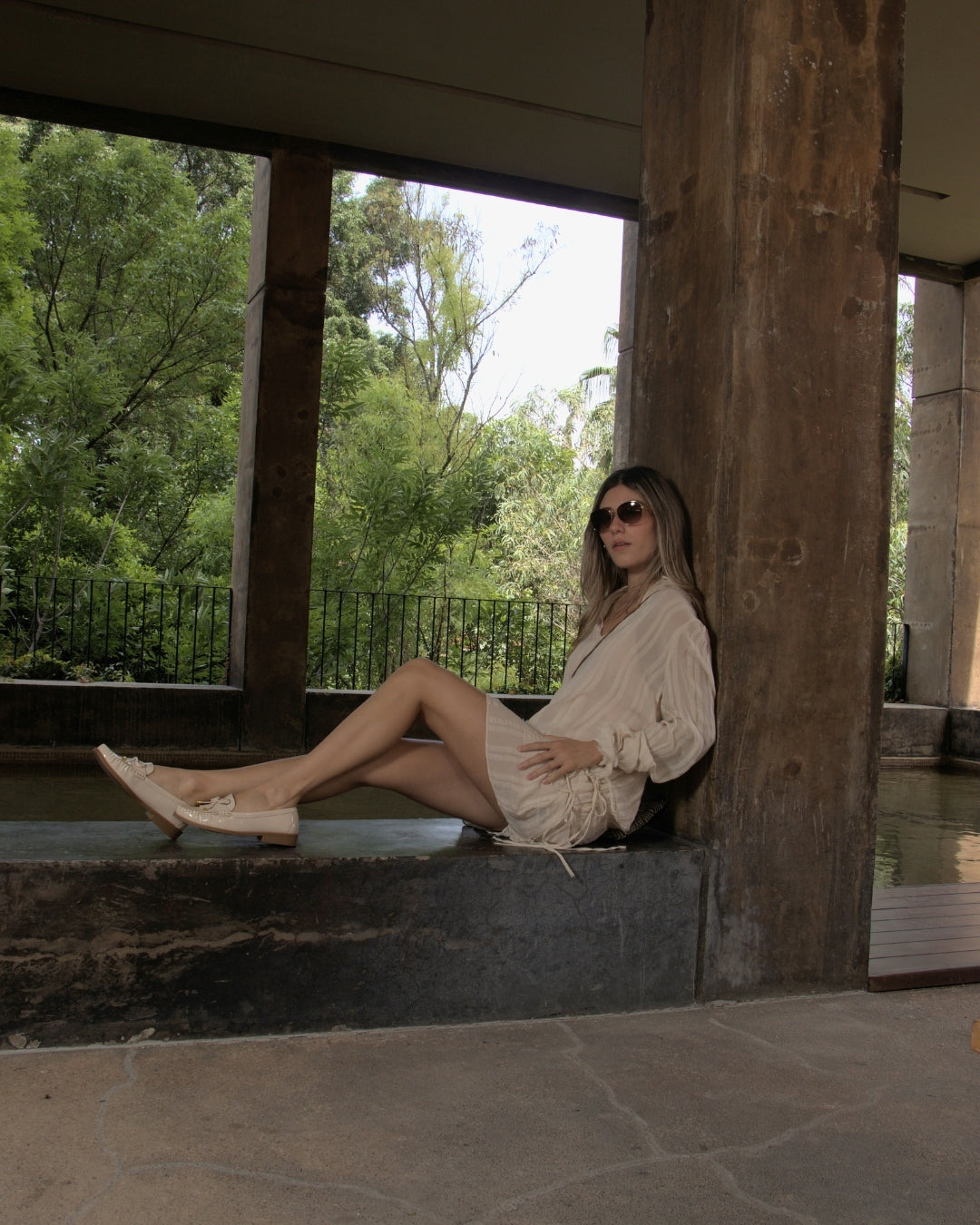 Mocasin Style Malva Hueso