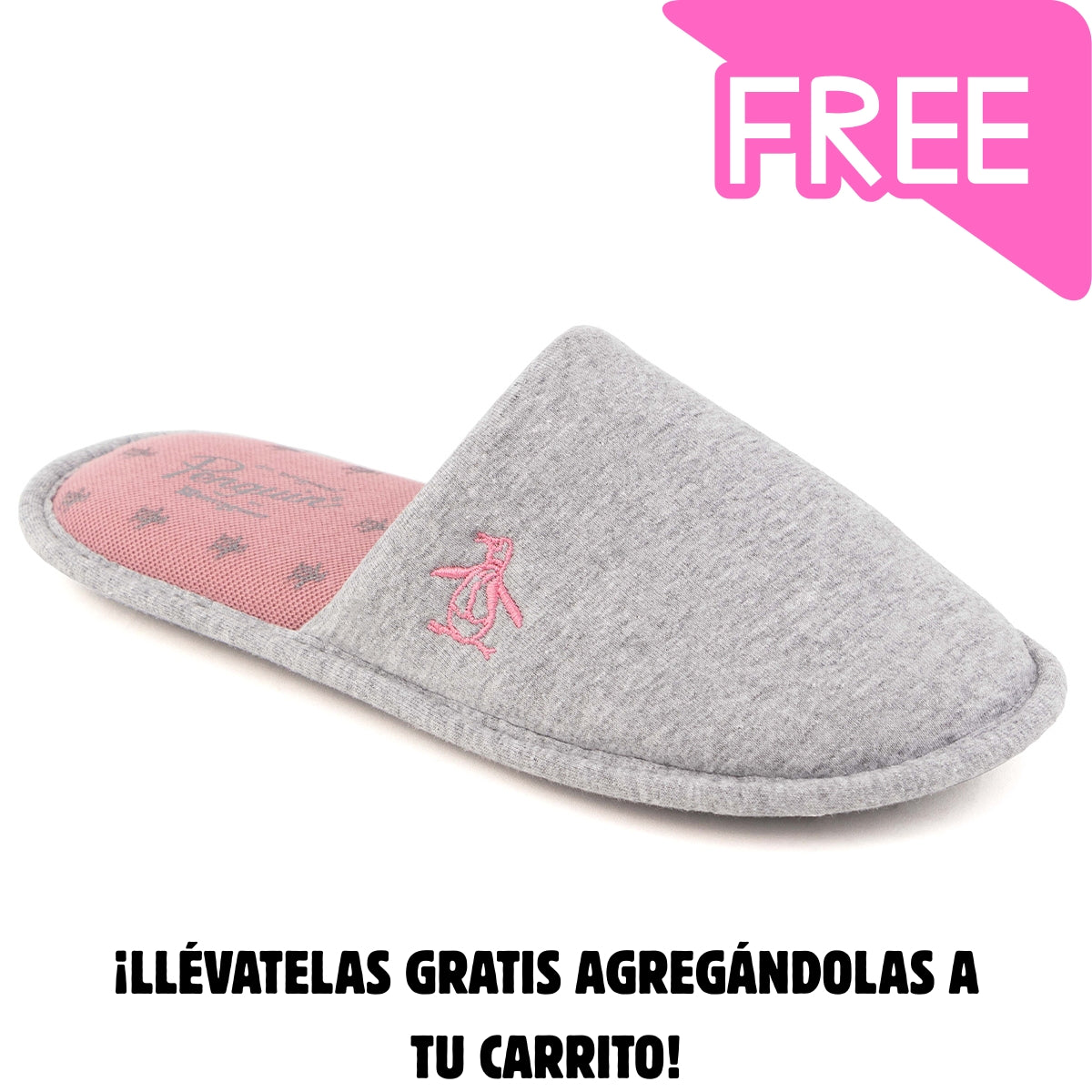 Pantufla Style Olivia Gris