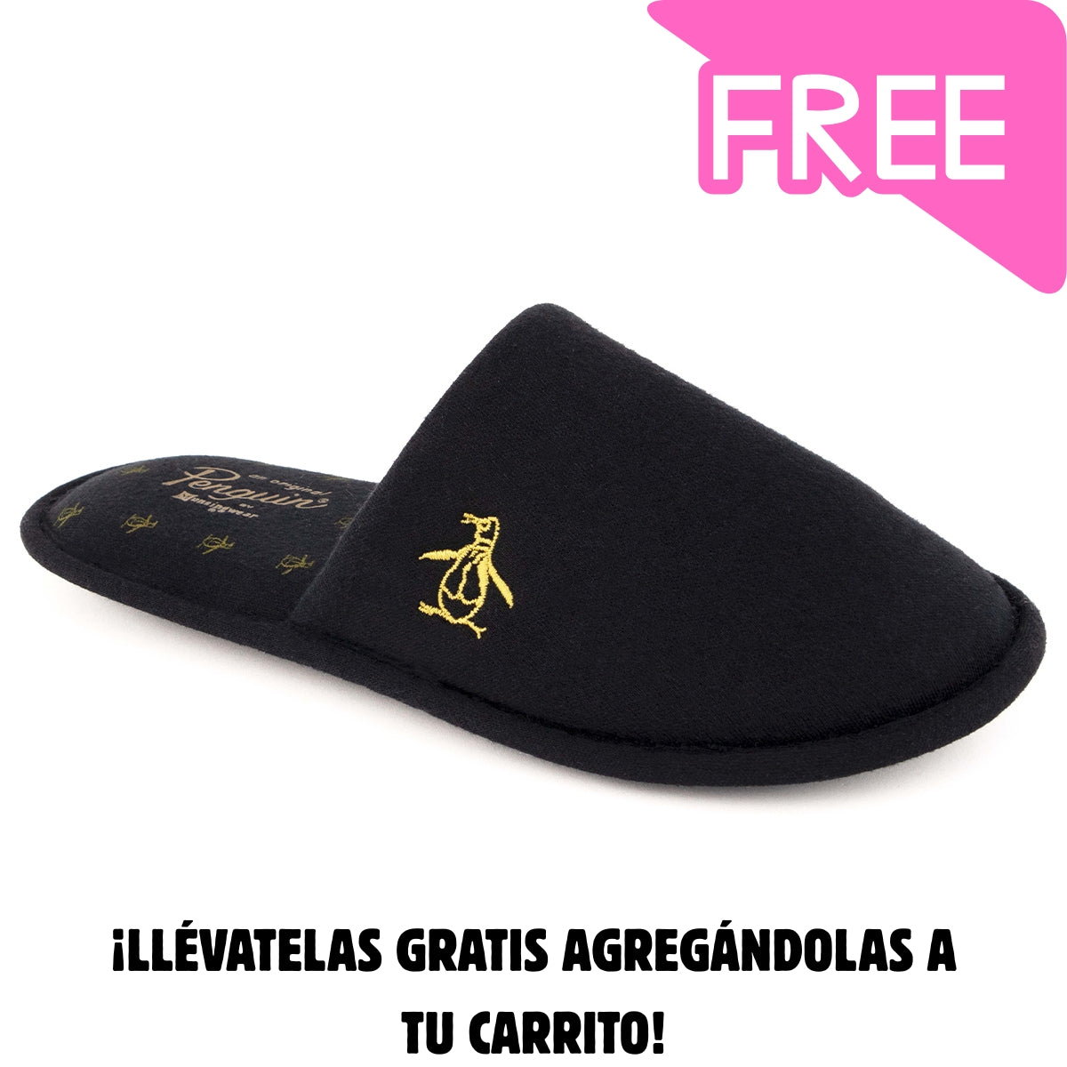 Pantufla Style Olivia Negro