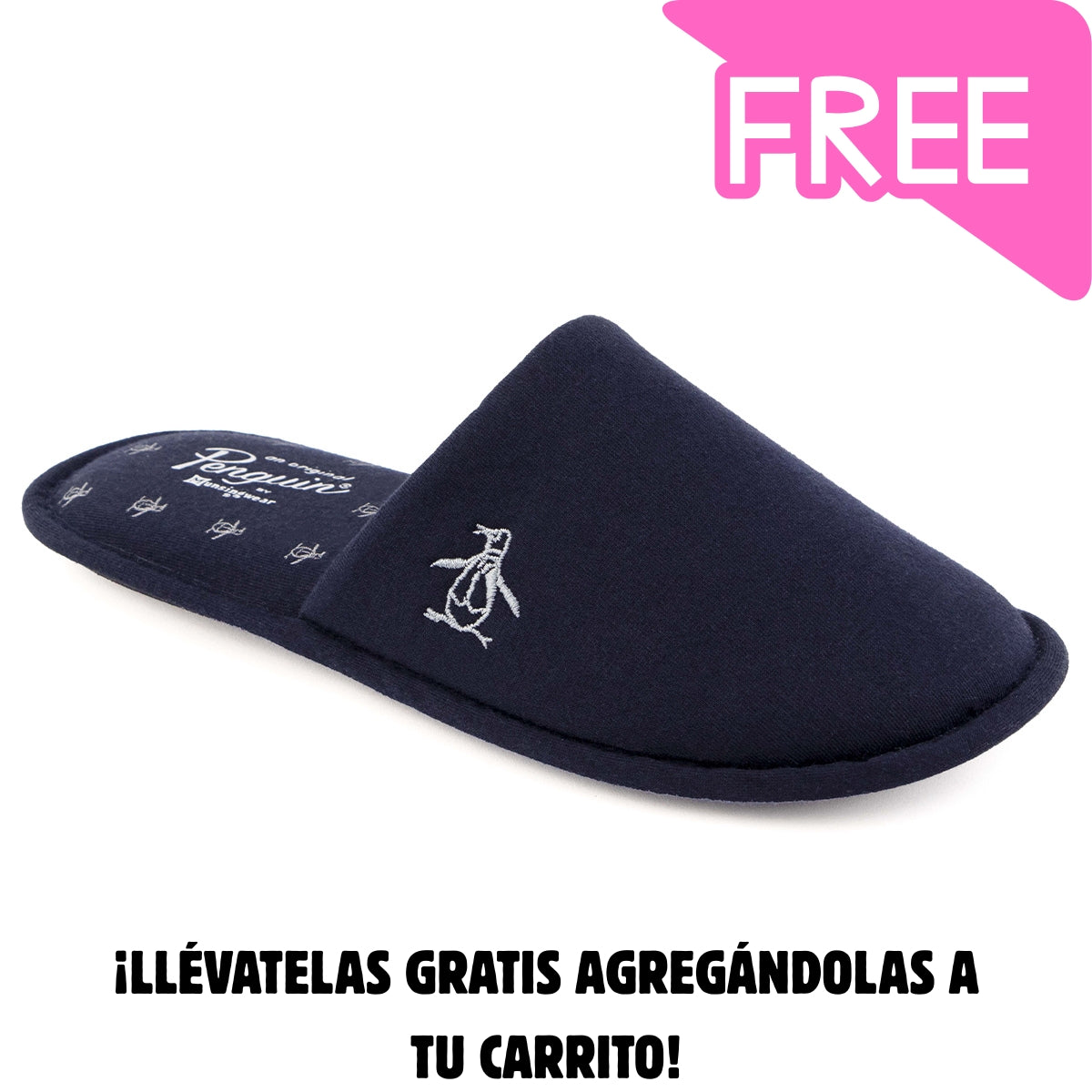 Pantufla Style Olivia Azul Marino