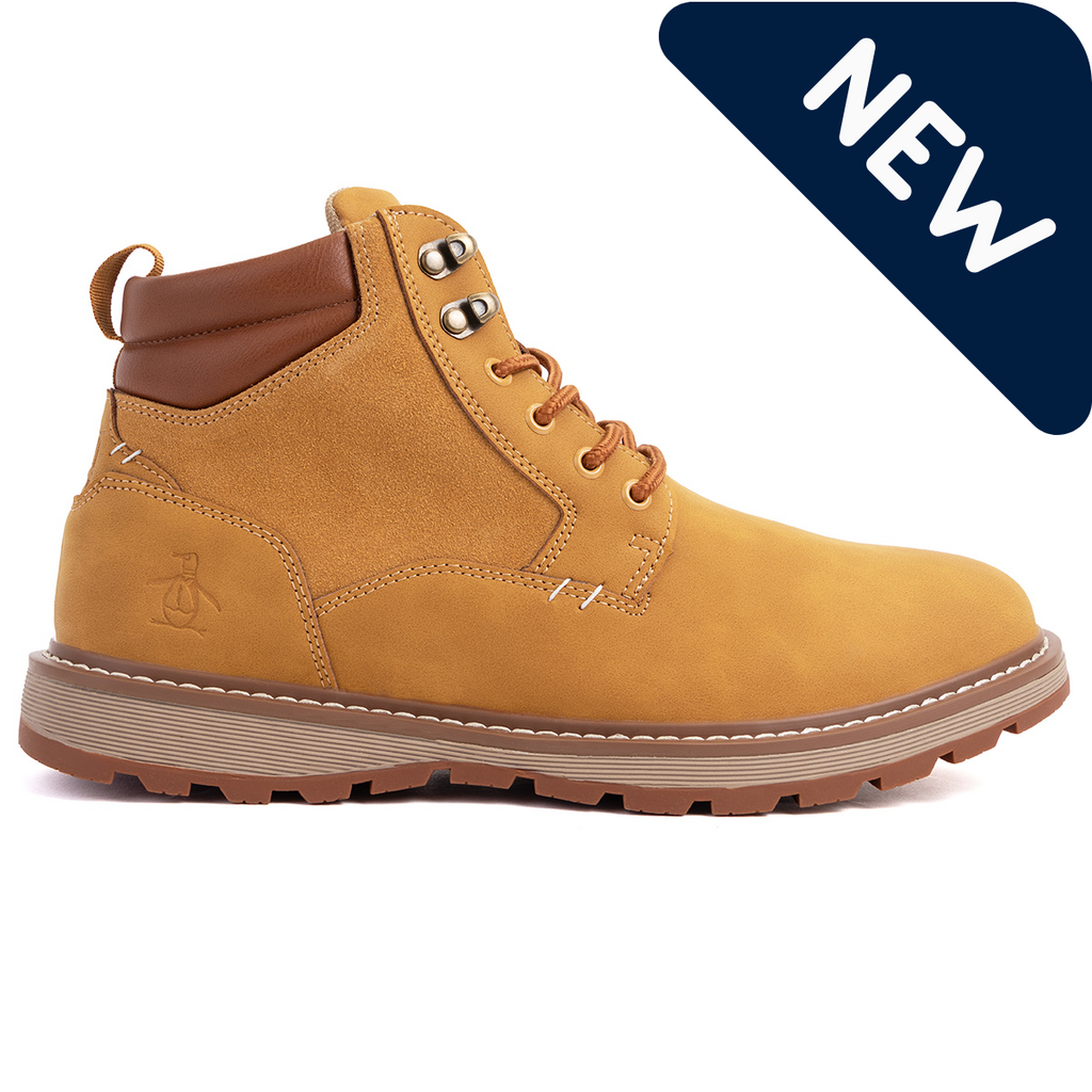 Original Penguin - Sandales en similicuir avec boucles - Noir