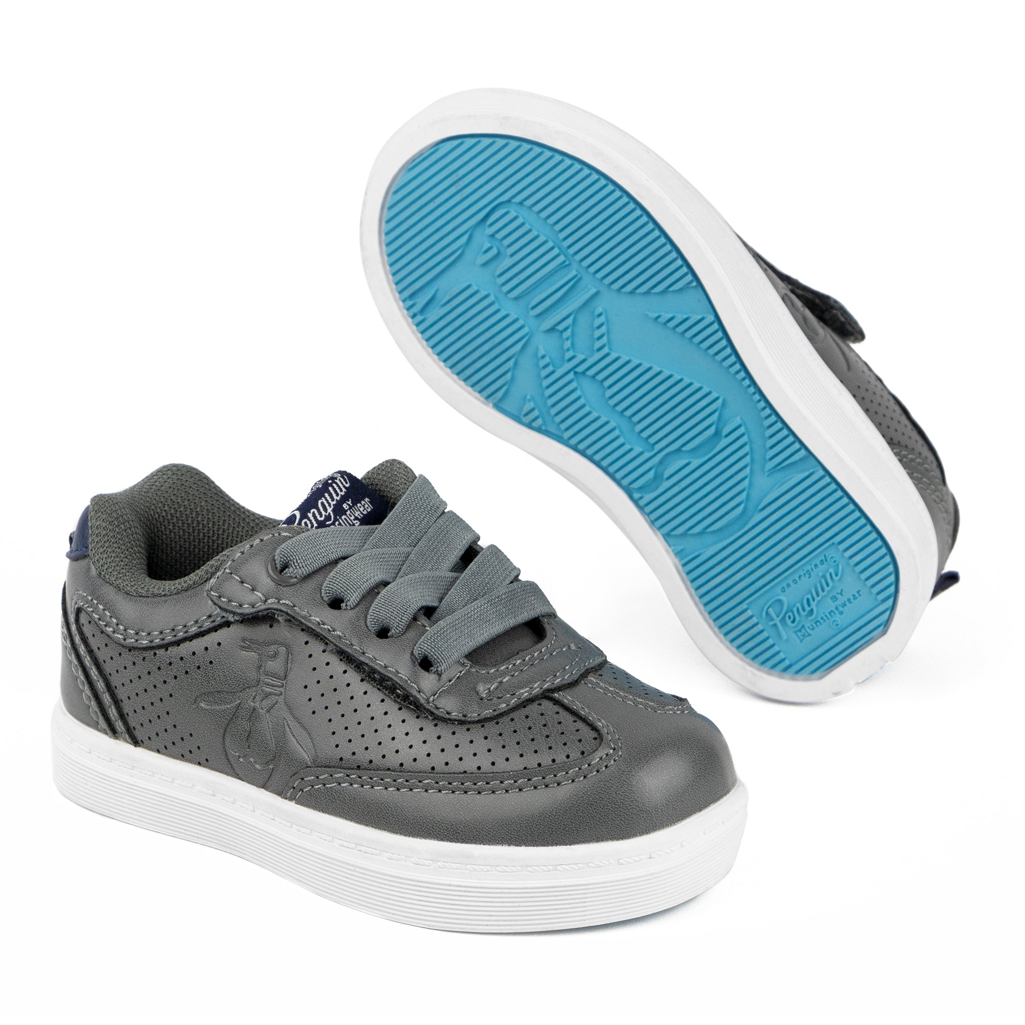 Tenis Original Penguin Davon Style Kid Gris