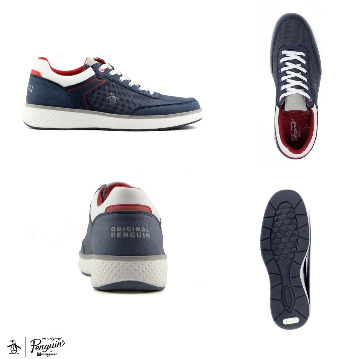 Tenis Para Hombre Original Penguin Style Goran Azul Marino