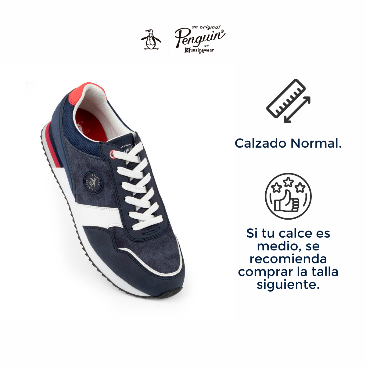 Tenis Original Penguin Style Viggo Azul Marino