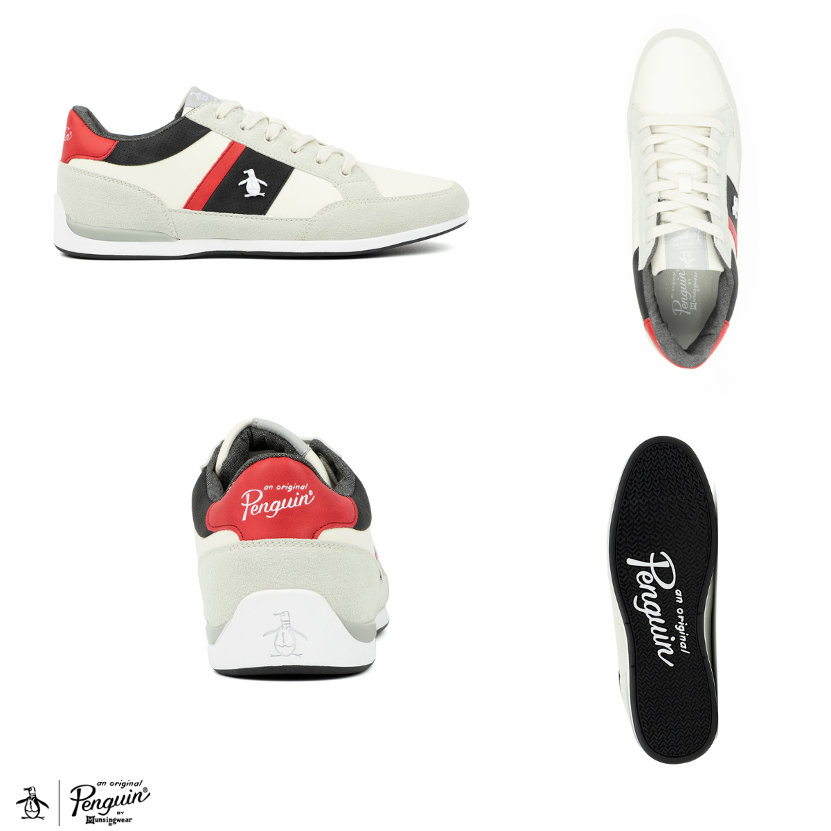 Tenis Par Hombre Original Penguin Style Bruce Blanco