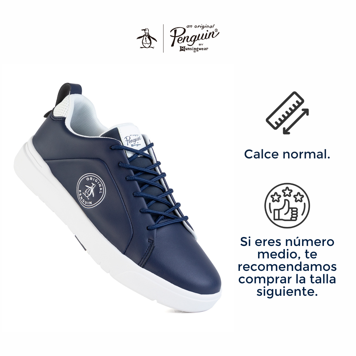 Tenis Para Hombre Original Penguin Style Rami Azul Marino