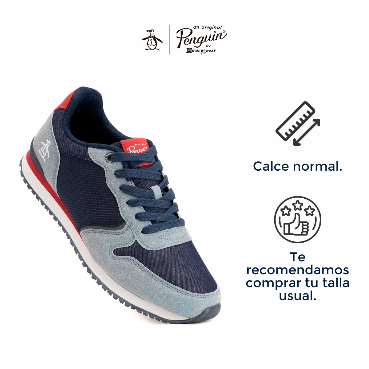 Tenis Original Penguin Style Robert Azul
