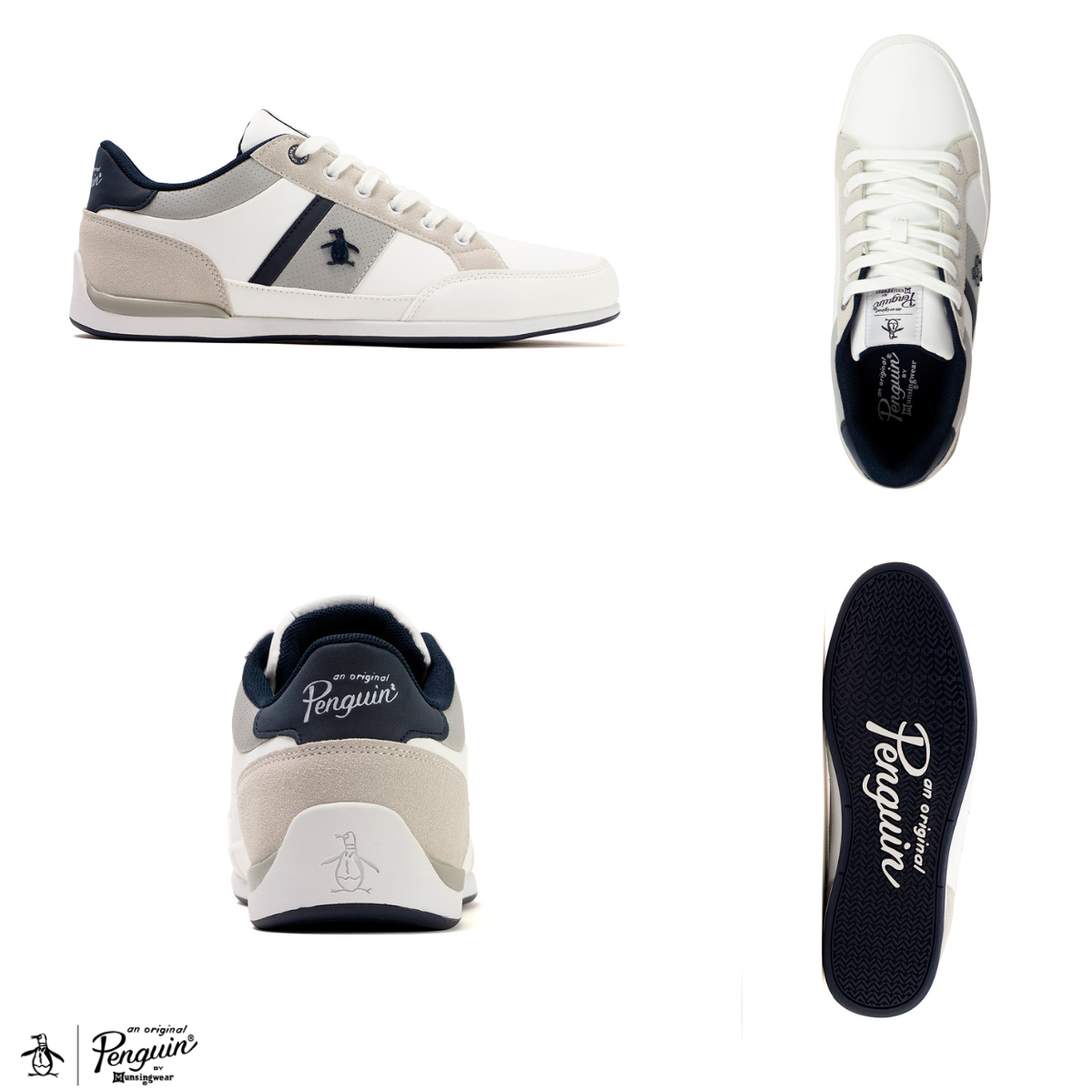 Tenis Original Penguin Style Bruce Blanco