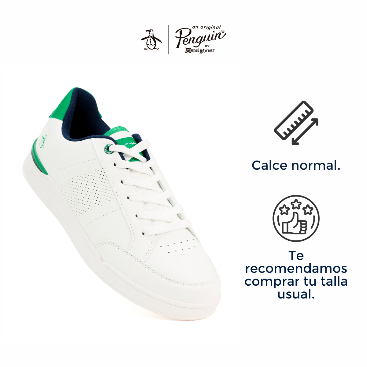 Tenis Original Penguin Style Logan Blanco