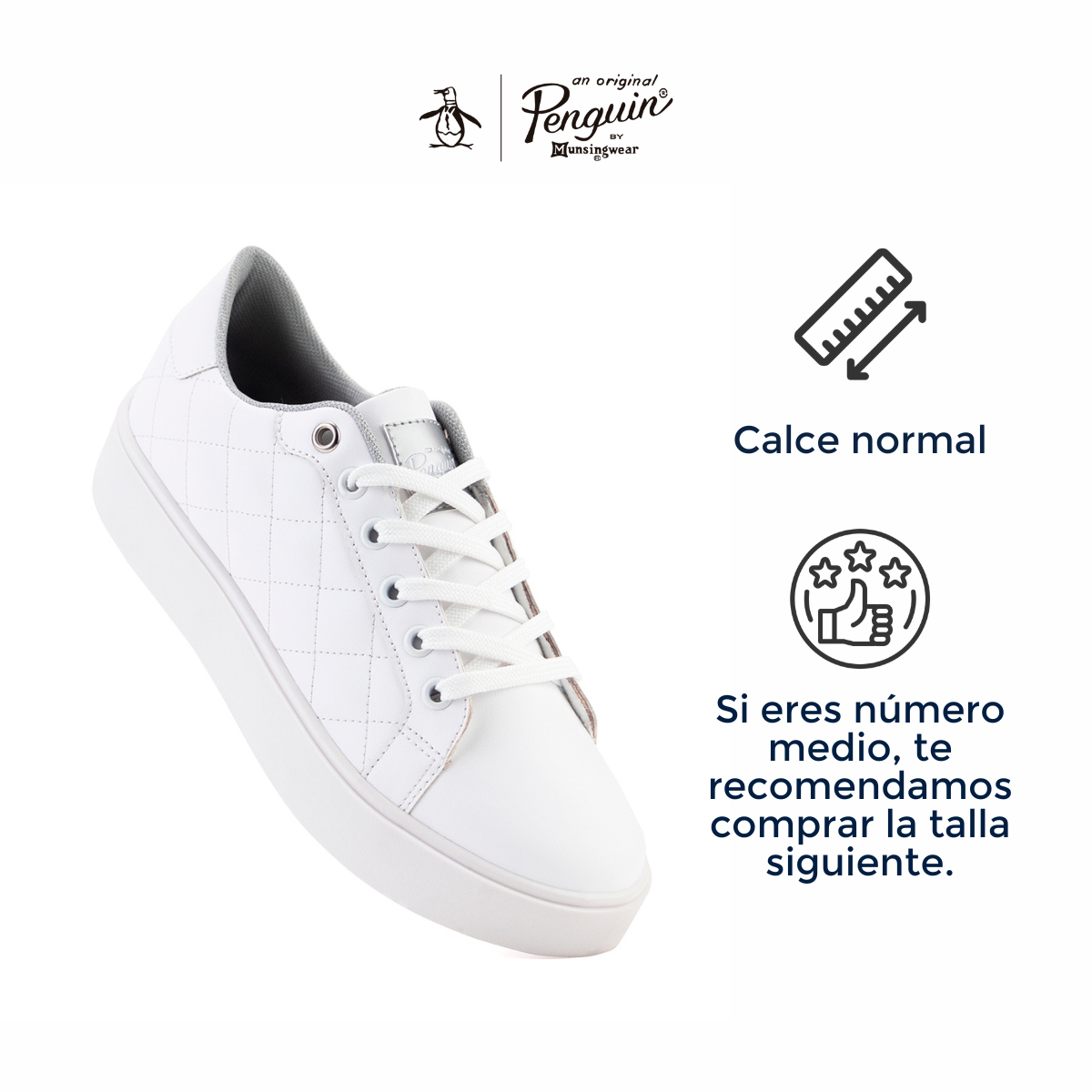 Tenis Original Penguin Style Cloe Blanco