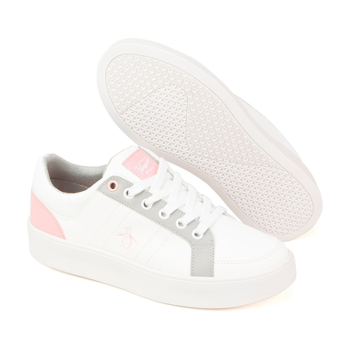 Tenis Original Penguin Style Lissa Blanco-Gris