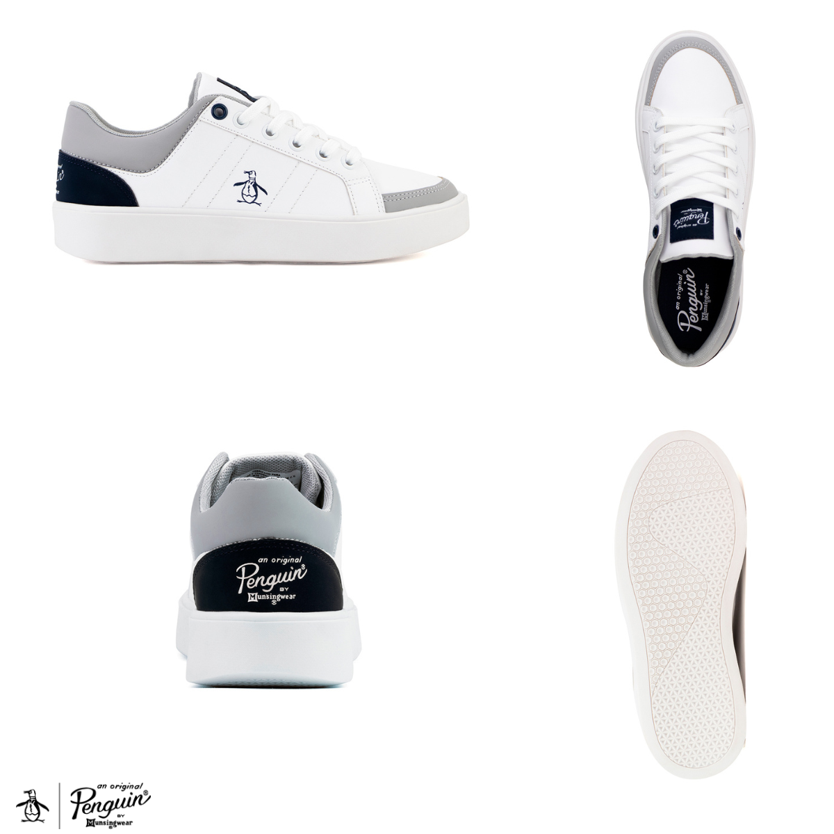 Tenis Original Penguin Style Lissa Blanco-Marino