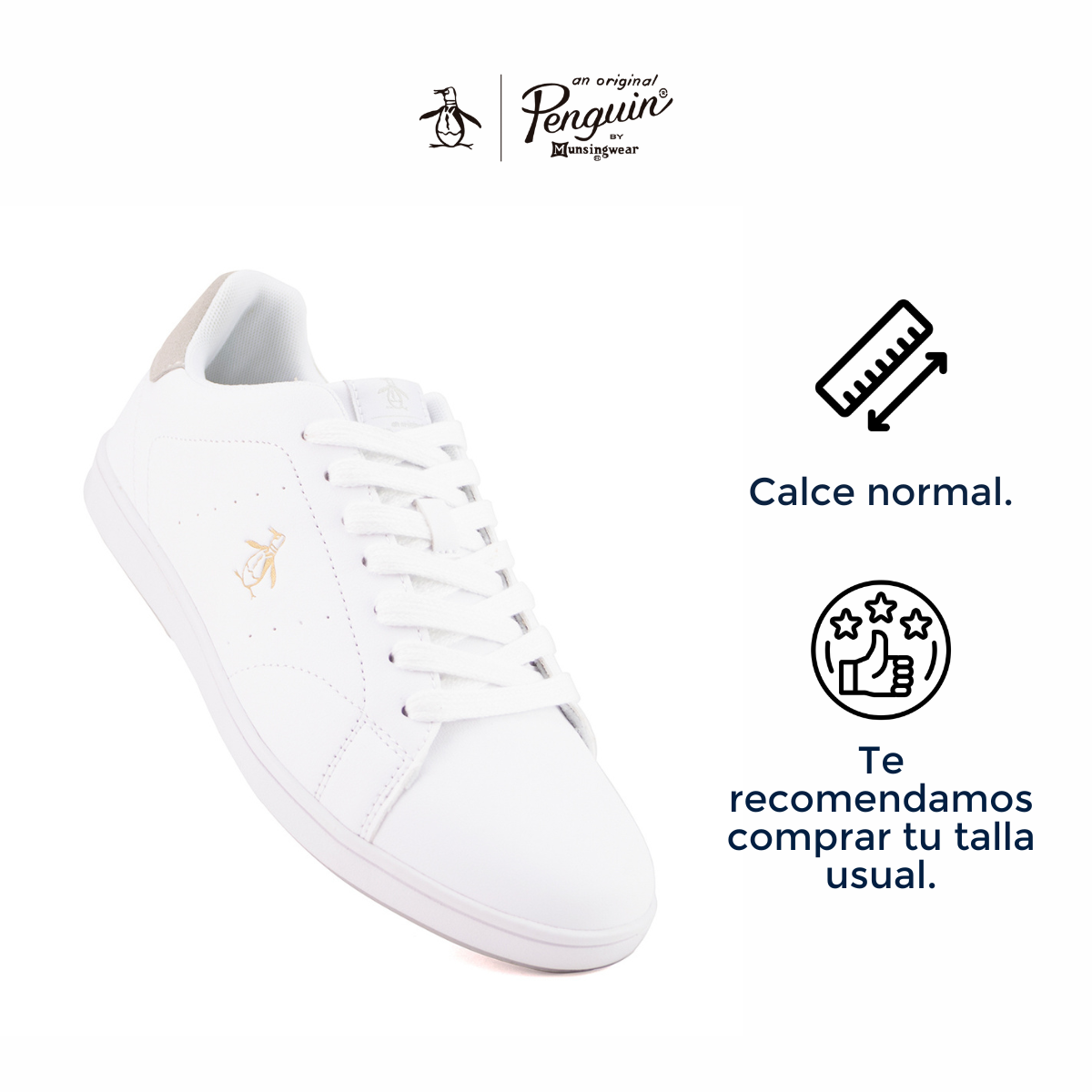 Tenis Original Penguin Style Hostin Blanco
