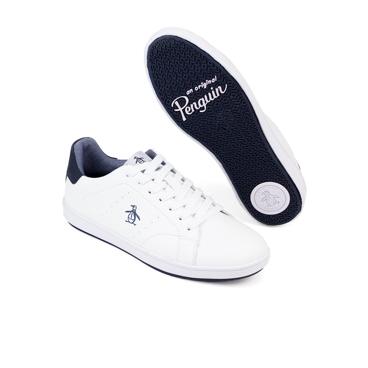 Tenis Original Penguin Style Hostin Blanco con Marino