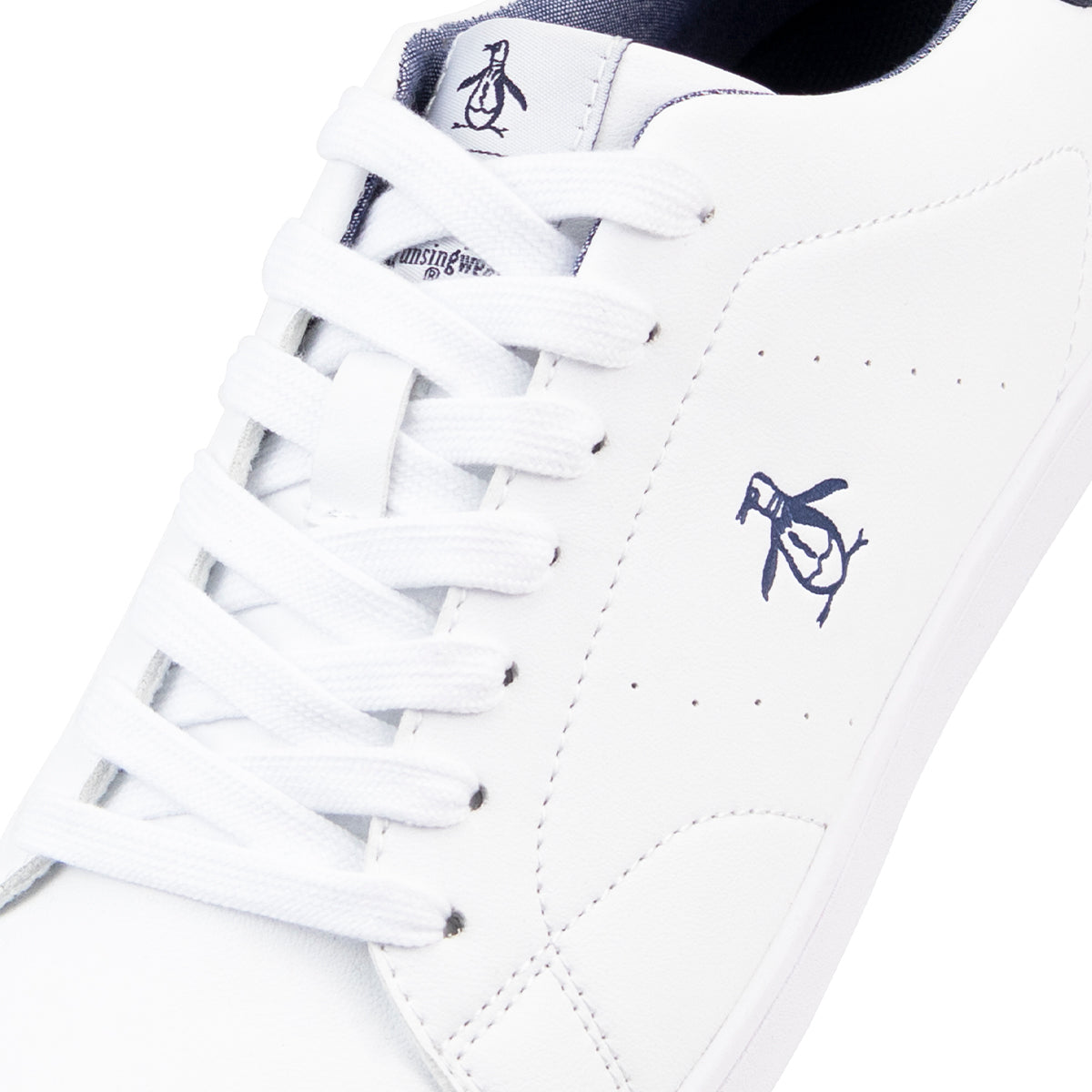 Tenis Original Penguin Style Hostin Blanco con Marino