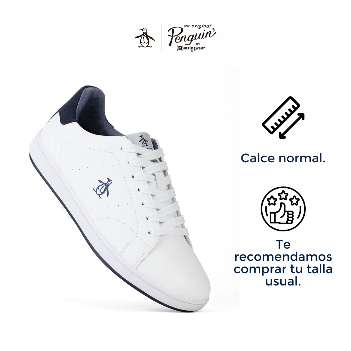 Tenis Style Hostin Blanco con Marino