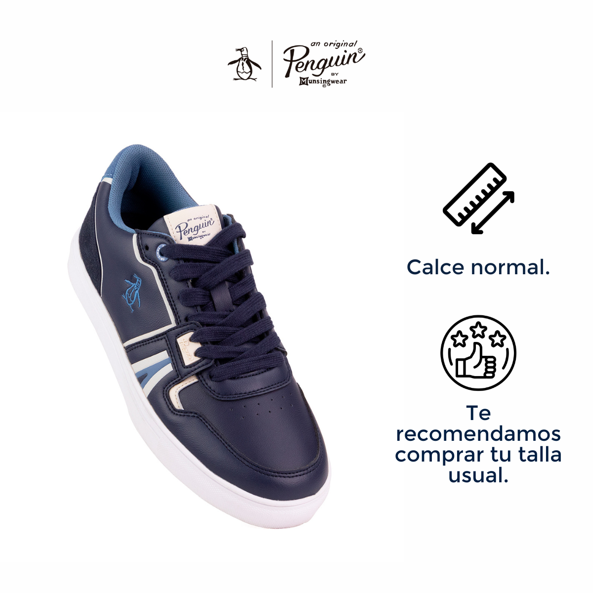 Tenis Original Penguin Style Ross Azul Marino