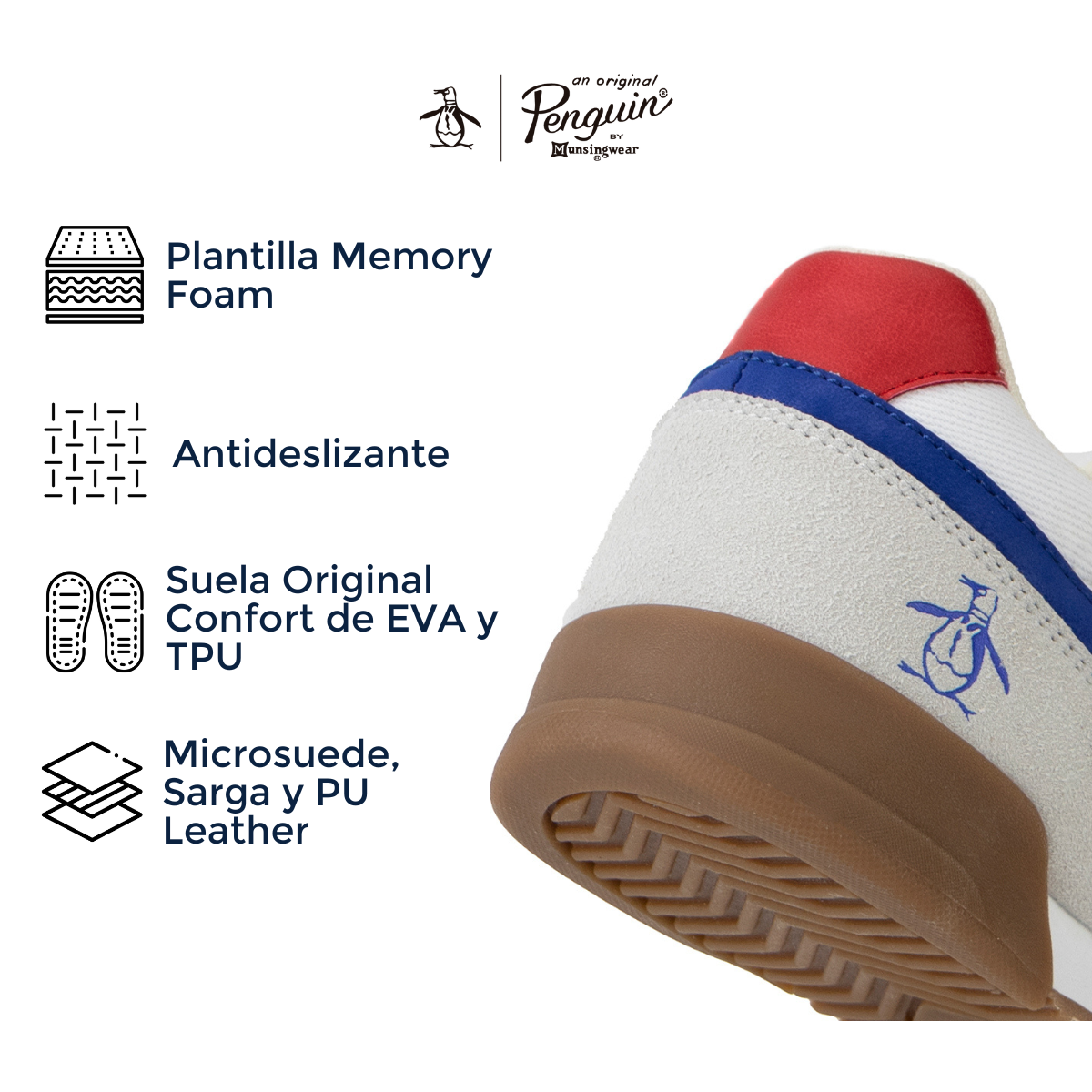 Tenis Original Penguin Style Winston Blanco
