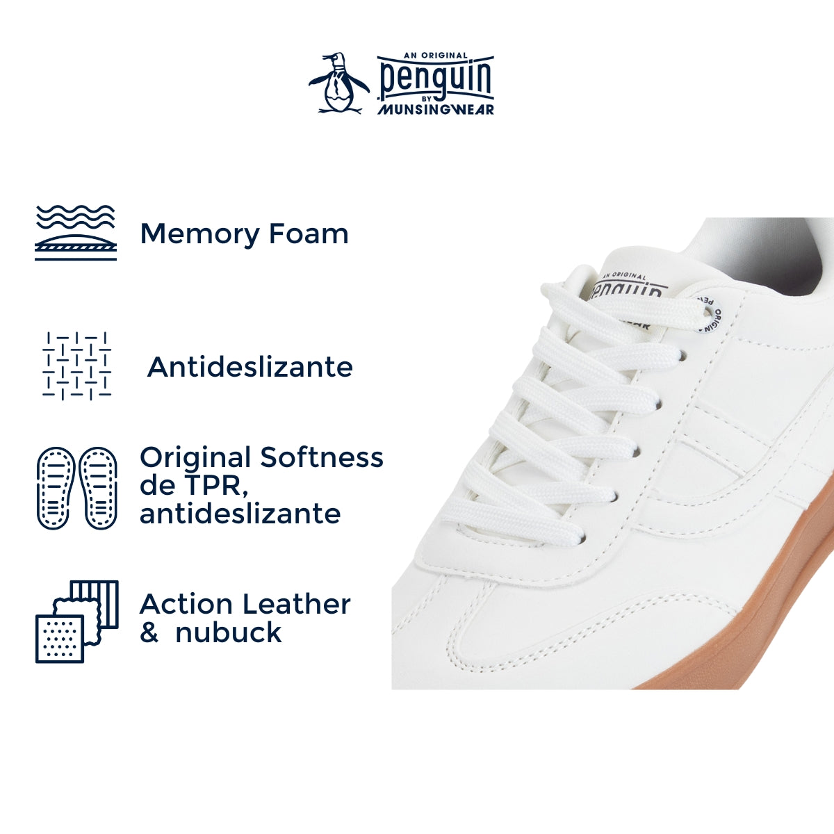 Tenis Penguin Style Cleo Blanco