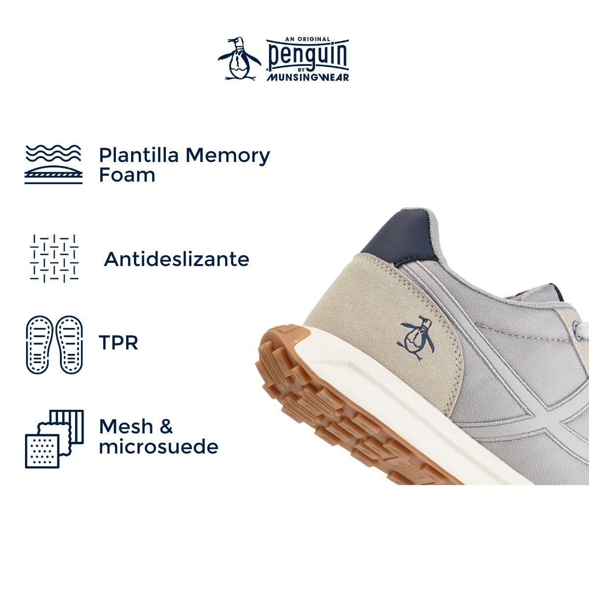 Tenis Style Breck Gris
