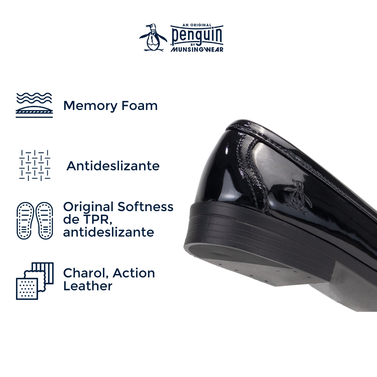 Mocasin Style Malva Negro