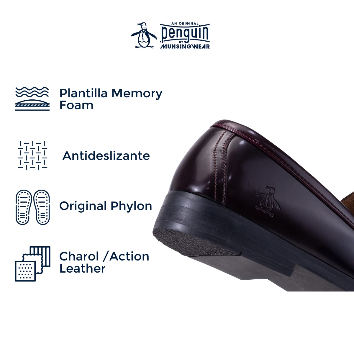 Mocasín Style Mark Burgundy