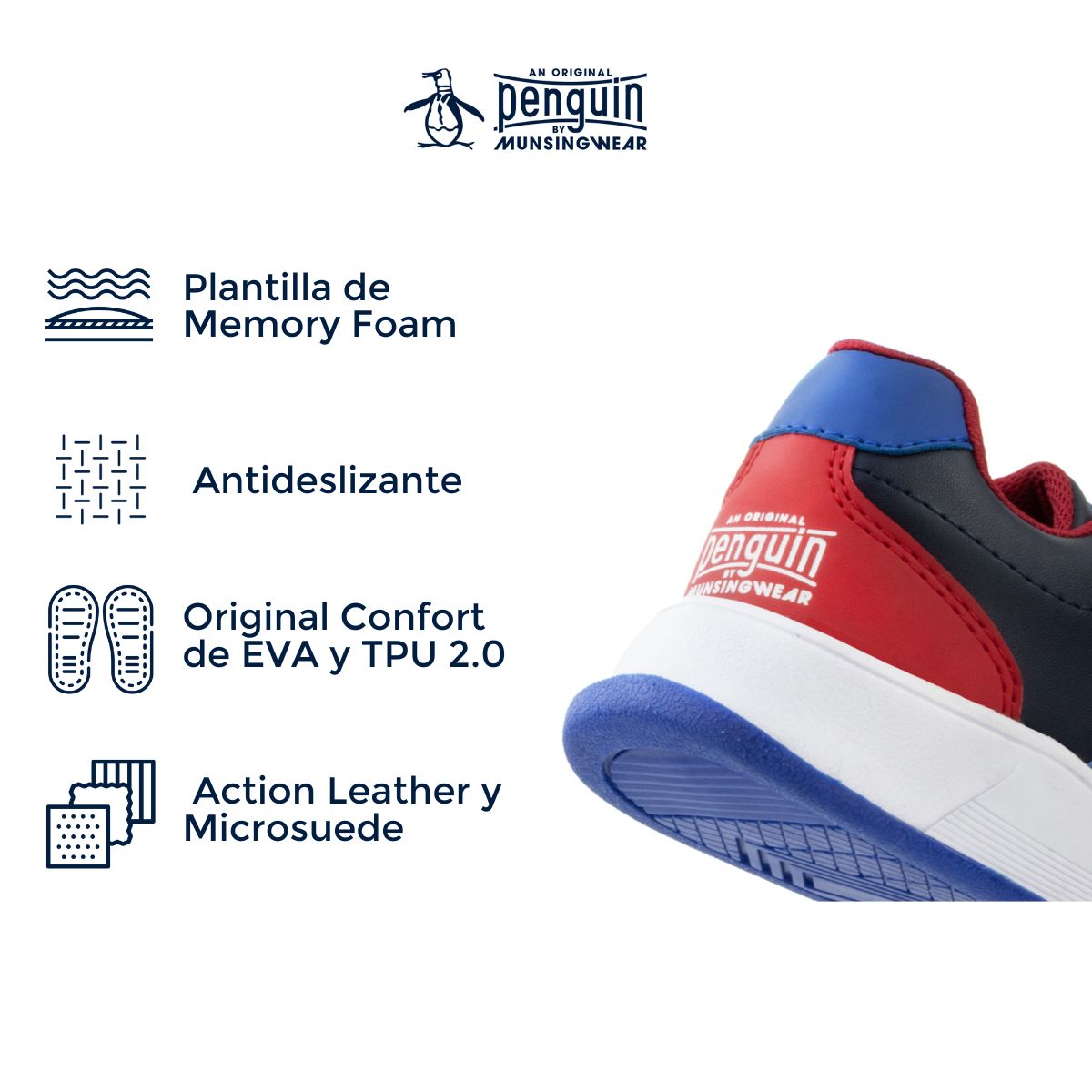 Tenis Original Brett Azul Rey