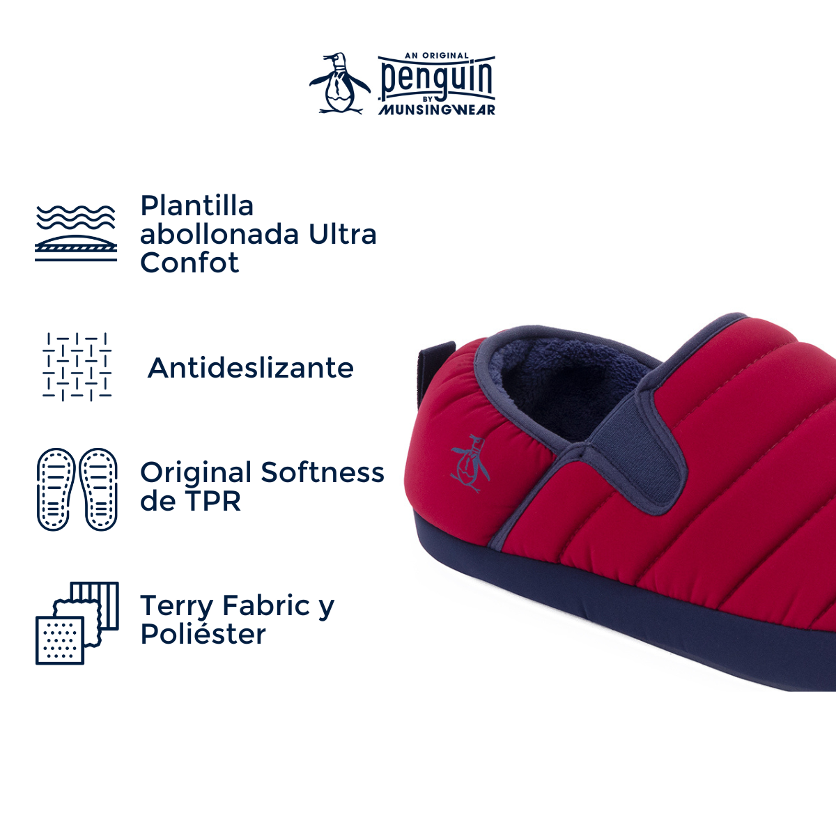 Pantufla Style Bell Rojo