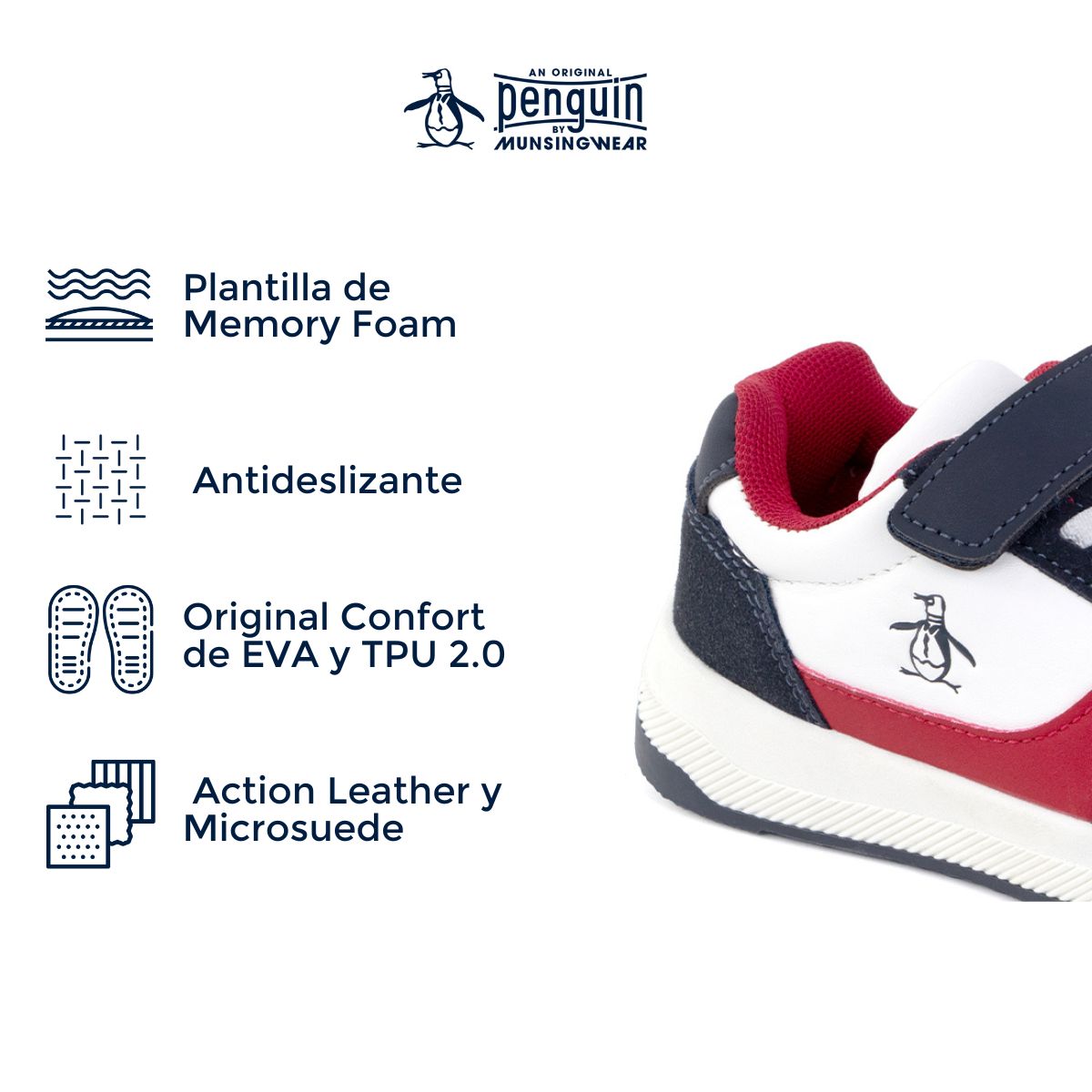 Tenis Original Penguin Style Jade Multicolor