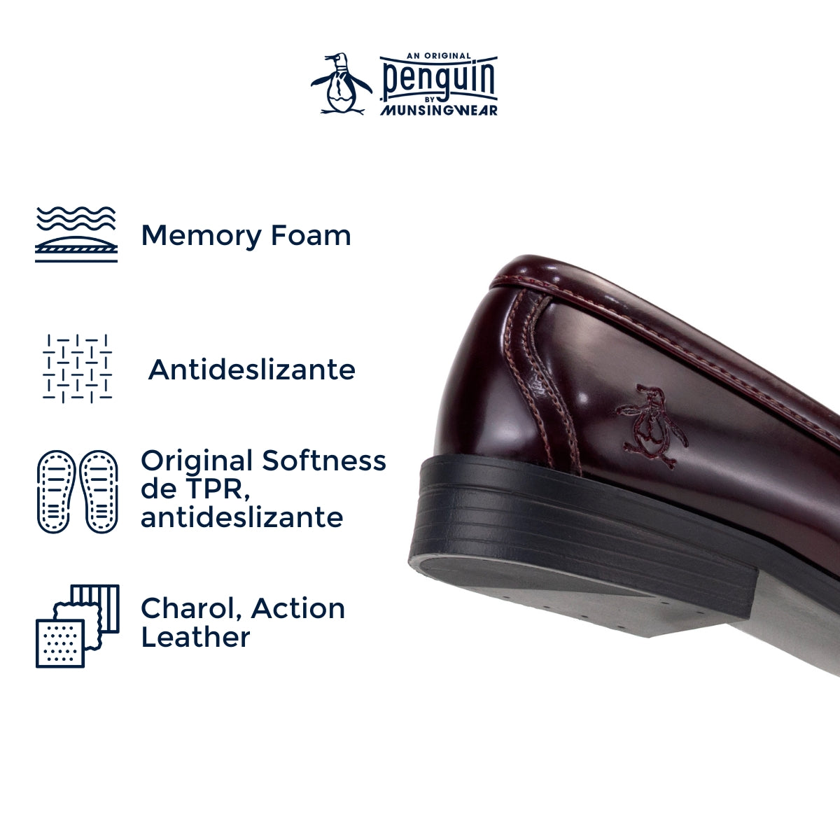 Mocasin Style Bruna Burgundy