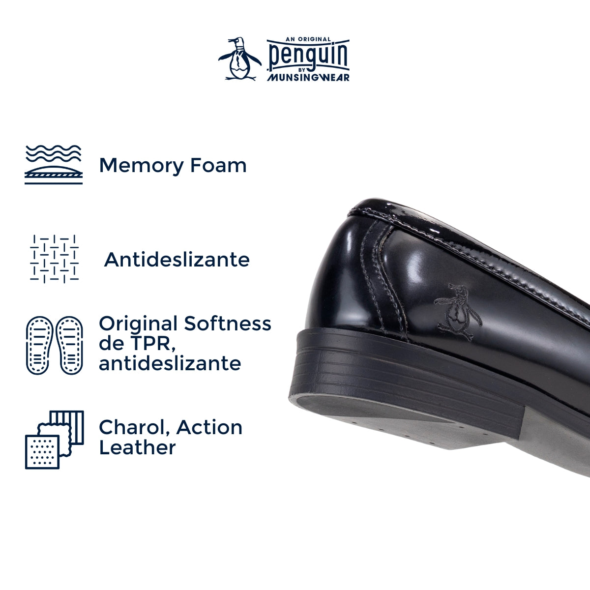 Mocasin Style Bruna Negro