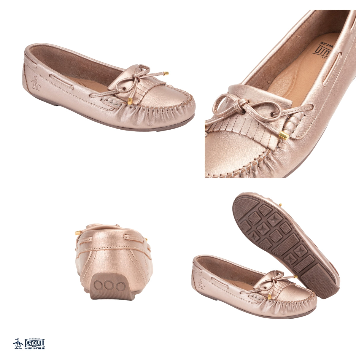 Mocasin  Style Celina Rose Gold