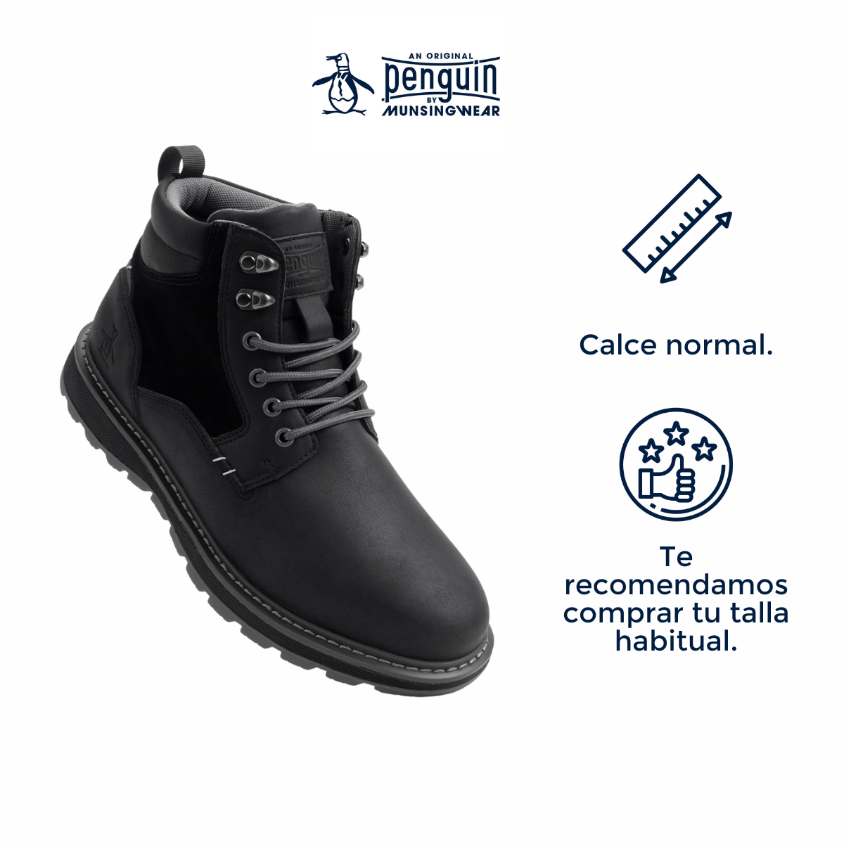 Bota Hiker Style Chuck Negro