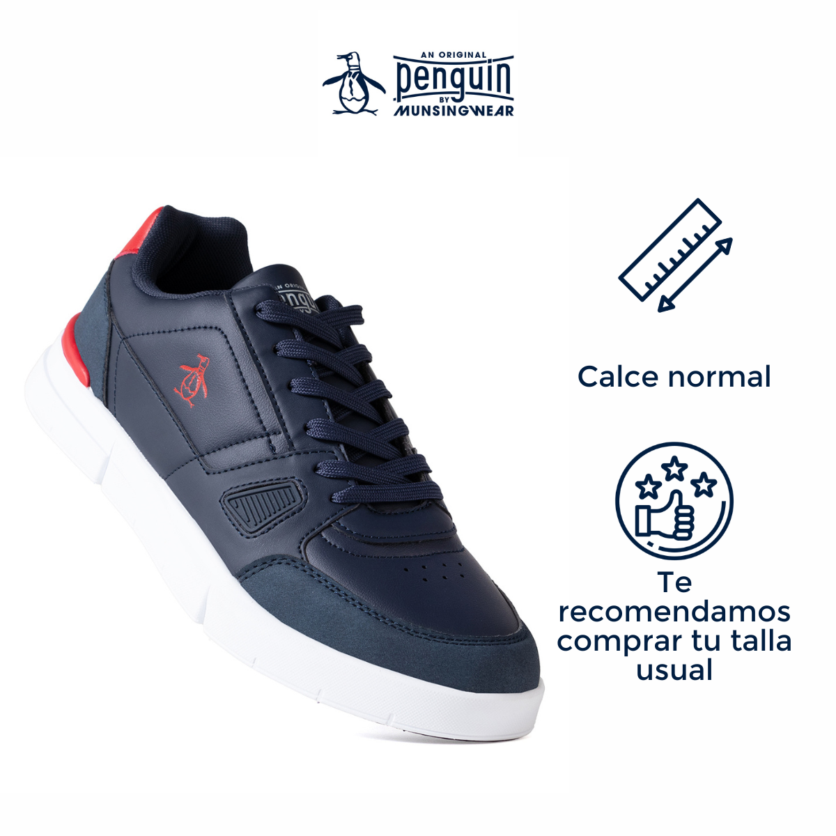 Tenis Original Penguin Style Izan Azul Marino