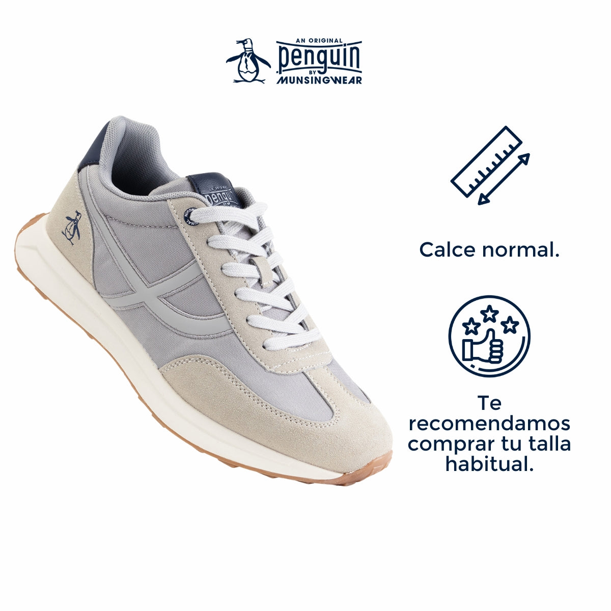 Tenis Style Breck Gris