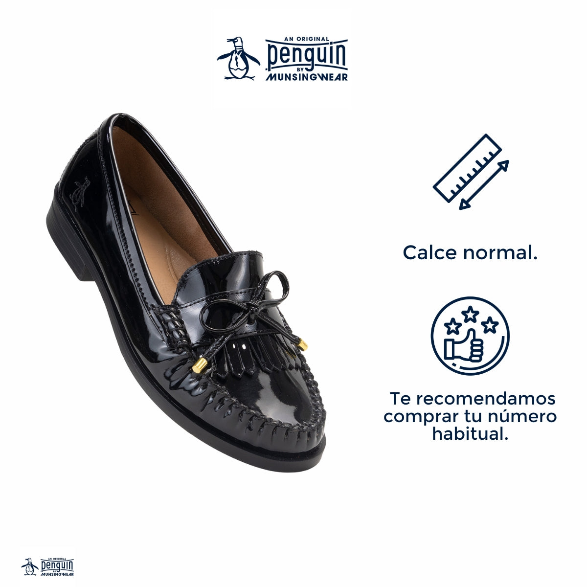Mocasin Style Malva Negro