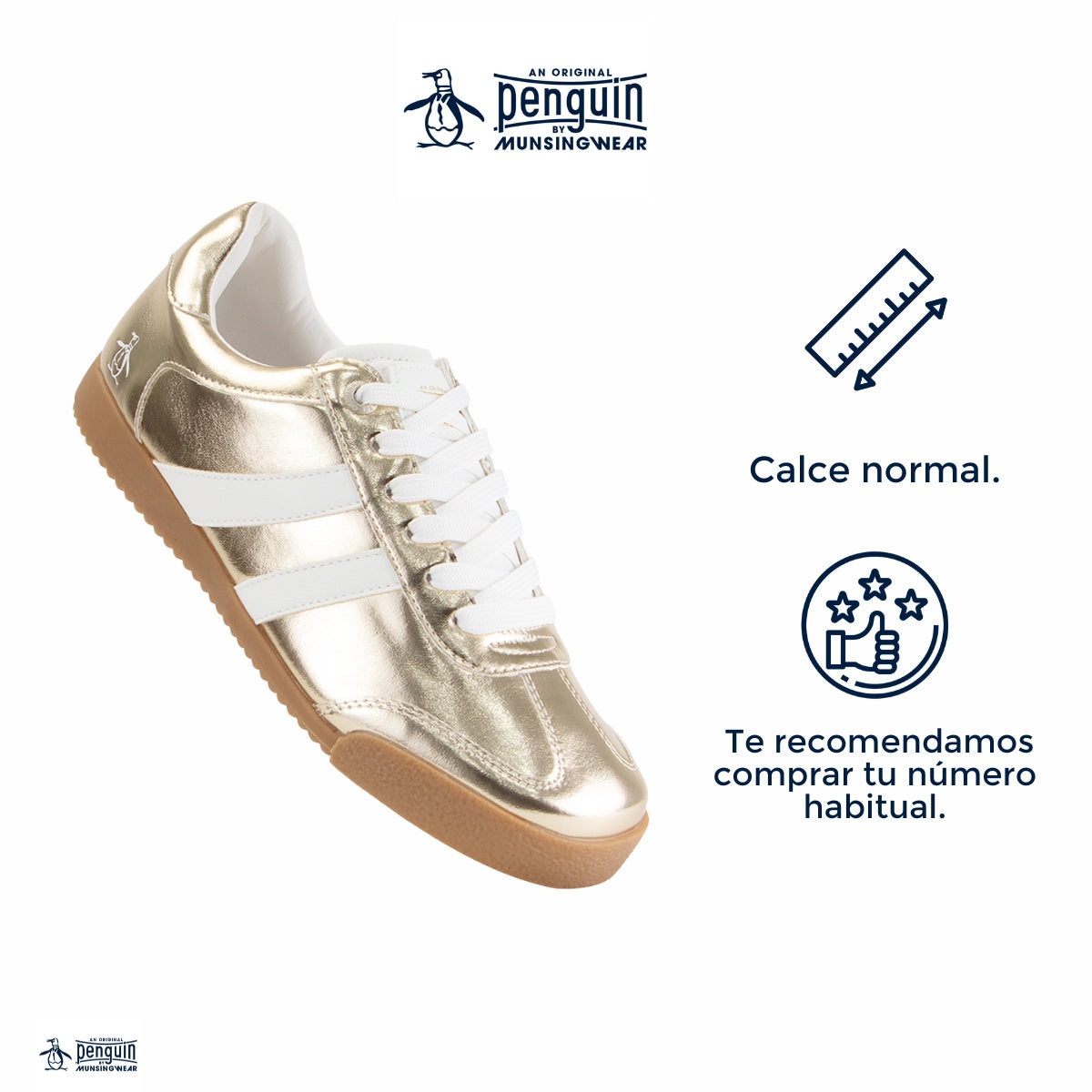 Tenis Style Violet Dorado