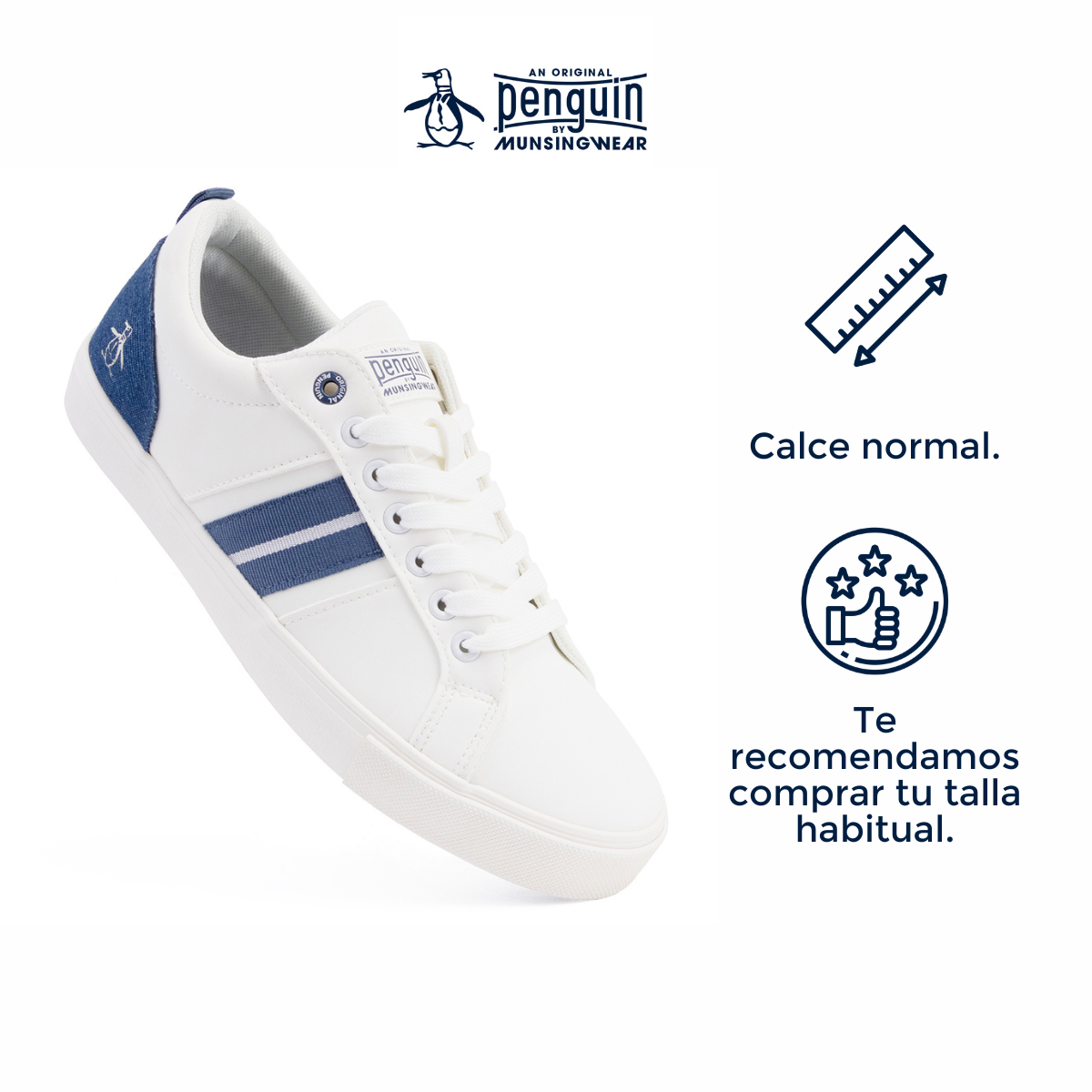 Tenis Style Phill Azul Blanco