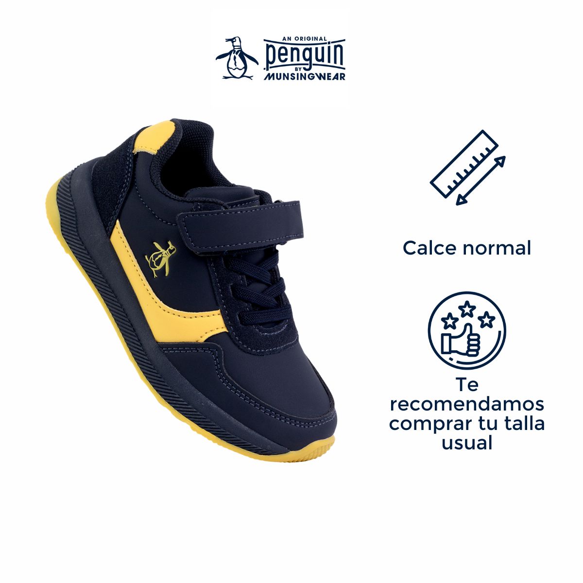 Tenis Original Penguin Style Jade Azul Marino