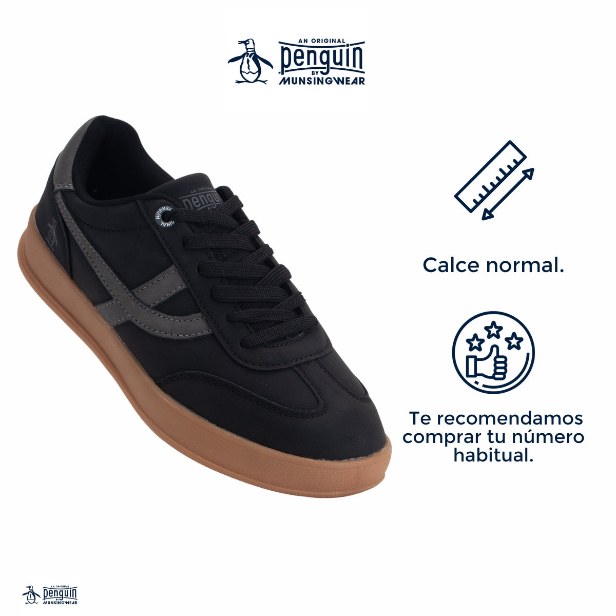 Tenis Penguin Style Cleo Negro