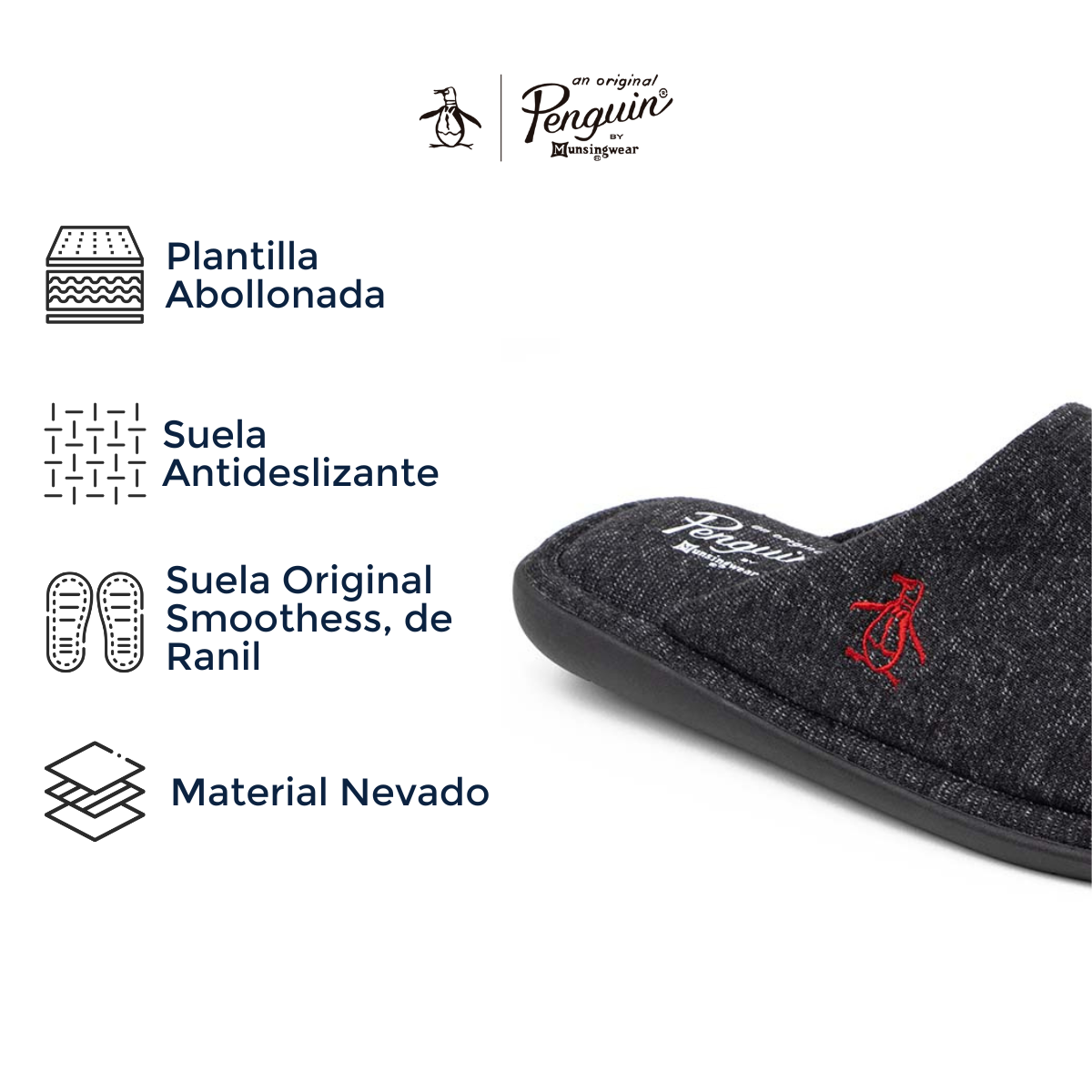 Pantufla Style Freitag Negro