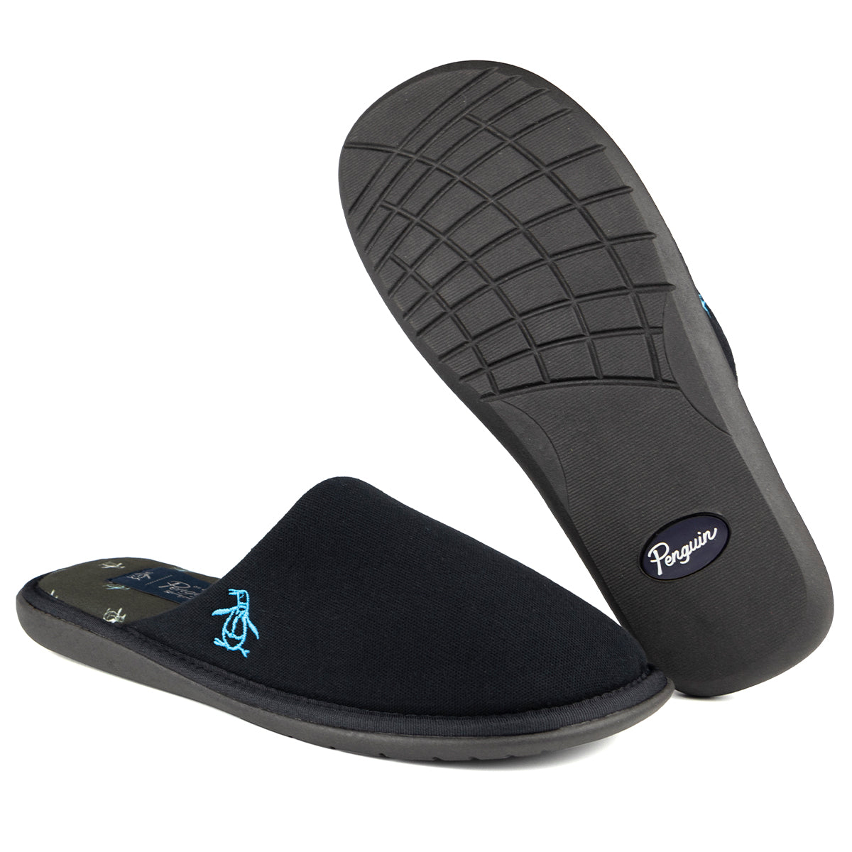 Pantufla Style Glassy Negro