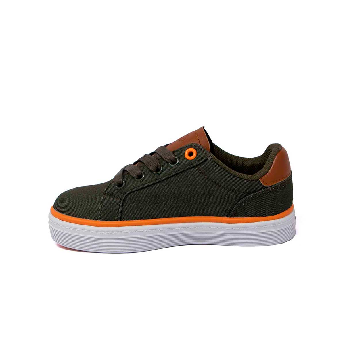 Tenis Daxon Style Junior Verde con Naranja