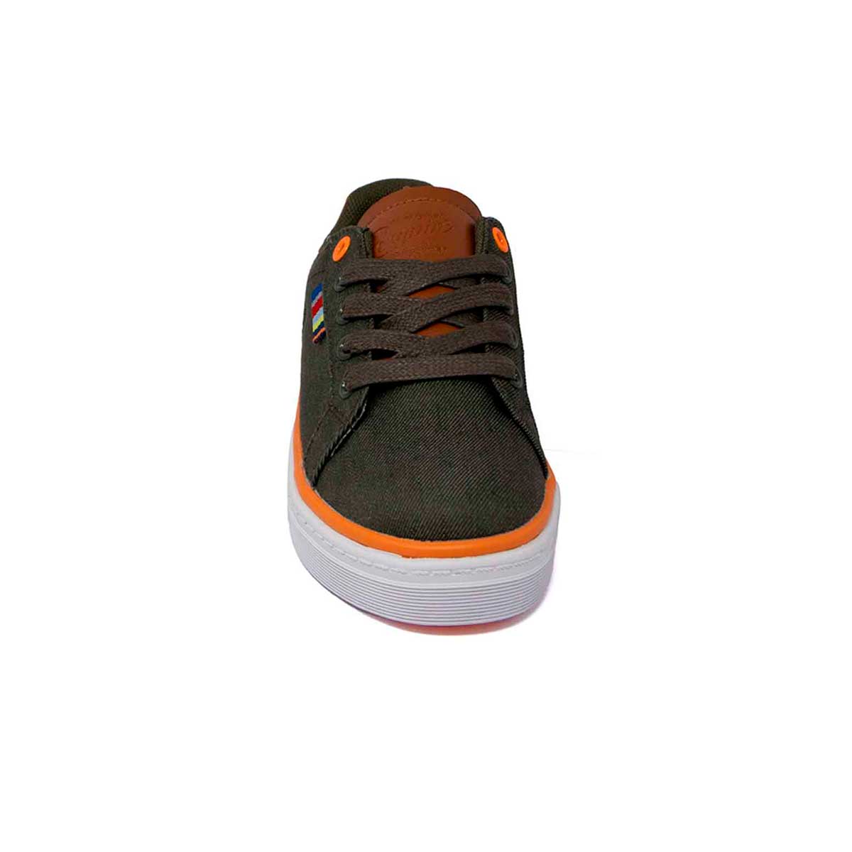 Tenis Daxon Style Junior Verde con Naranja
