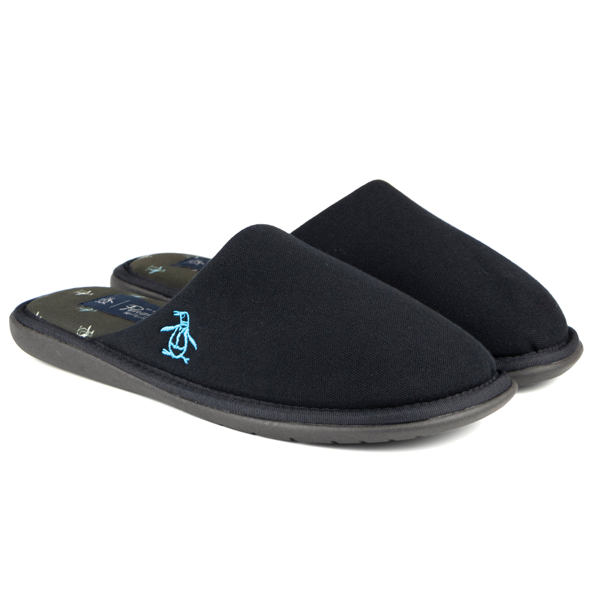 Pantufla Style Glassy Negro