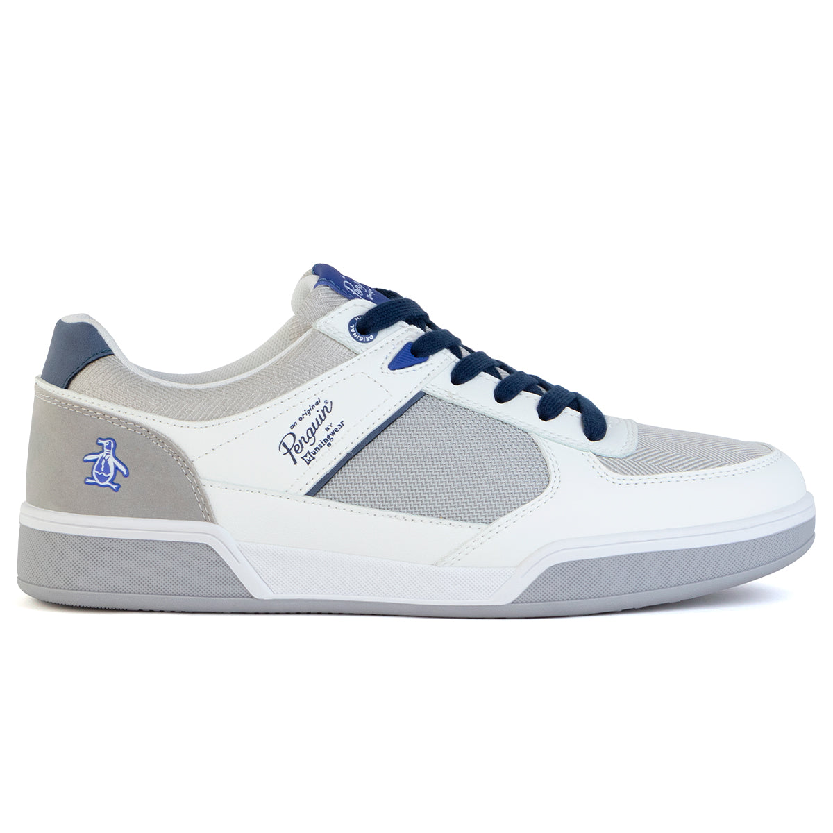 Tenis Style Hank Blanco Con Azul